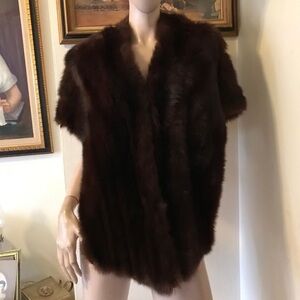 Iconic vintage 20’s mink fur shawl